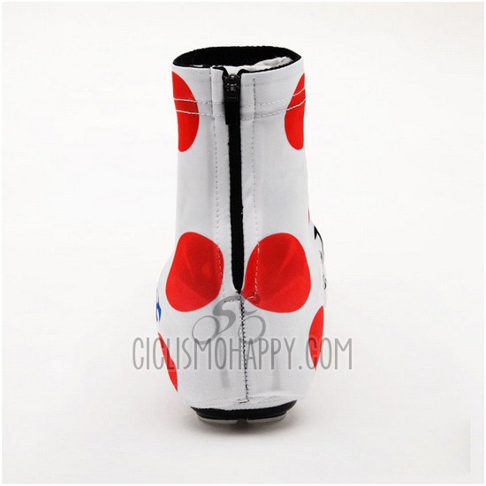 Tour de France 2015 Shoes Cover Cycling White and Red